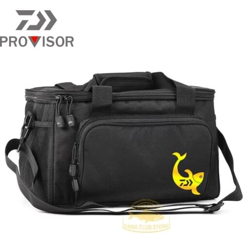 DAIWA Fishing Bag Portable Bag Foldable Fishing Bag Camping Fishing Tackle Accessories Storage Bag
