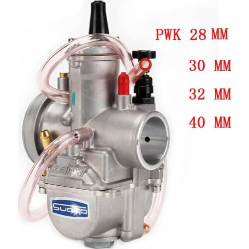 Universal PWK 28 30 32 34mm Carburetor Racing Carbonizer for 2T 4T Motorcycle ATV Quad Go Kart Off-Road Bike