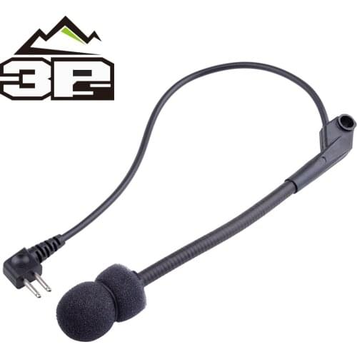 Z-Tactical Military Microphone Airsoft High Quality Mic Parts For COMTAC II Noise Protection Headset Accessories WZ040-BK