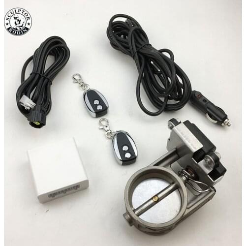 Car exhaust 2 "/2.25" /2.5 "/2.75" / 3 "exhaust electronic cut-off valve with electric control box for return pipe AF-CUT001A25