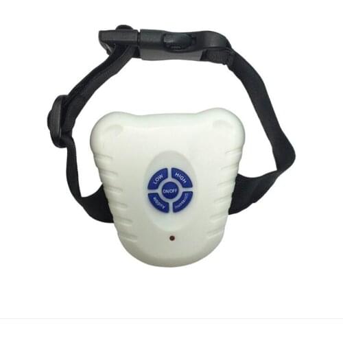 1PC Ultrasonic Dog Repeller Anti Barking Control Dog Training Collar Device Button Clicker Electric Shock Collar Waterproof