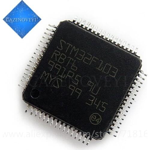 10pcs/lot STM32F103RBT6 LQFP64 STM32F103 QFP64 QFP 32F103RBT6 32F103 ARM new and original IC In Stock