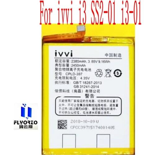 New 3.85V High Quality 2380mAh CPLD-397 Battery For ivvi i3 SS2-01 i3-01 Mobile Phone