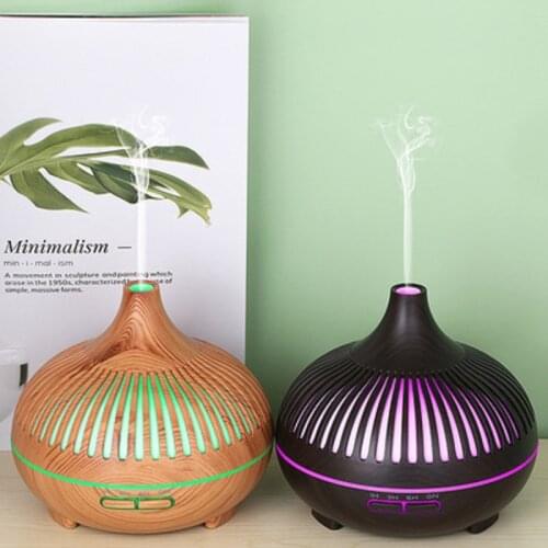 500ML Electric Aroma Diffuser Air Humidifier Essential Oil Diffusers Ultrasound Aromatherapy Mist Maker LED Lights For Home