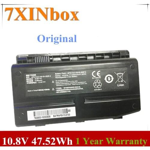 7XINbox 10.8V 47.52Wh NFSV151X-00-03-3S2P-0 Laptop Battery For Machenike F117 F1 F2 F6 X6TI X6TI-M2 PX780-C1 GE5SN-03-12-3S2P-0