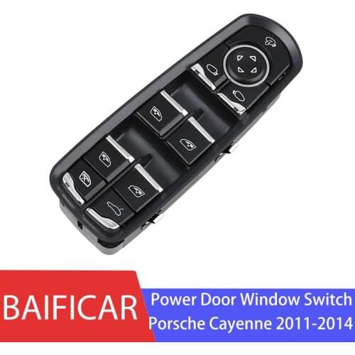 Baificar Brand 13 Pin Connection Electric Front Left Window Master Switch 7PP959858RDML For Porsche Cayenne Panamera 2010-2014