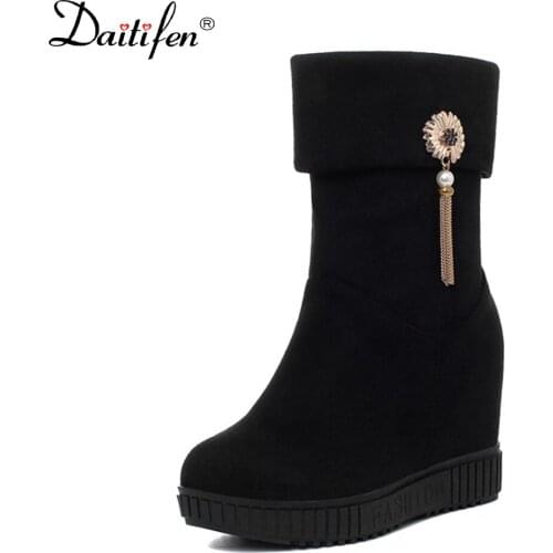 Женские туфли на скрытой платформе DAITIFEN China At AliExpress