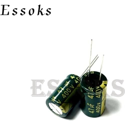 5pcs Electrolytic Capacitor 400V47UF 400V 47UF 13X20 16X20 16X25 mm High Frequency Low ESR Aluminum Capacitors