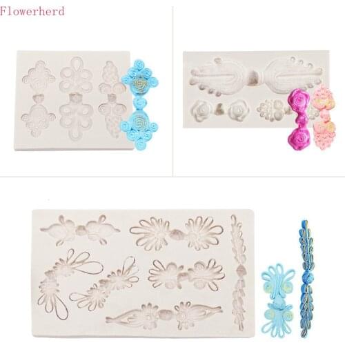 Cheongsam Plate Button Fondant Silicone Mold Chinese Style Fondant Decoration Mold Button Chocolate Mold Flowers Cake Decorating