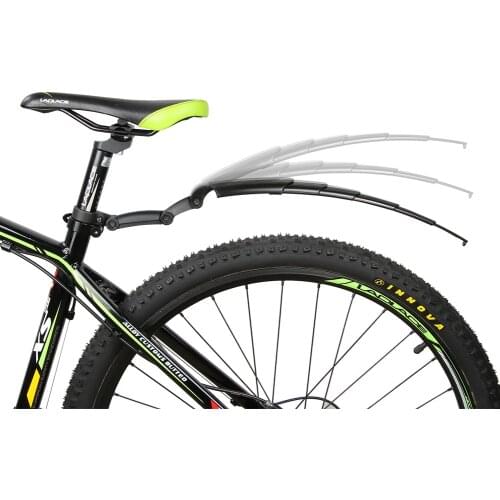 Gub AF02 Parafango Per Bicicletta Universale Telescopico Pieghevole Allungato Pacchetto Completo Attrezzo Da guida posteriore