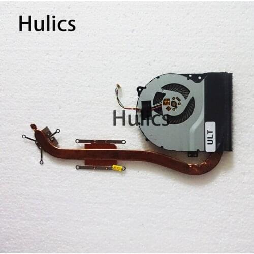 Hulics Laptop Heatsink Radiator CPU Cooling Fan For Asus X550L X550LN X550LC X550LB Y581L X552L W581L 13NB02G1AM0101-145E