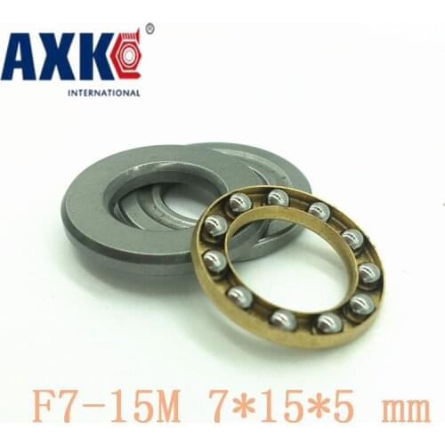Rodamientos Axk 10pcs Free Shipping Axial Ball Thrust Bearings F7-15m 7*15*5 Mm Plane Bearing
