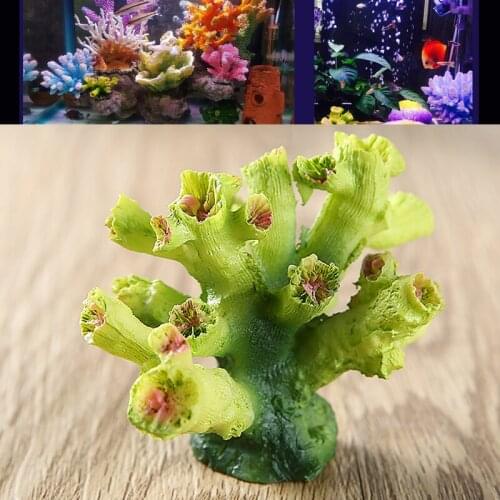 7X6X5CM Resin Artificial Coral Aquarium Decorations Landscape Ornament Aquarium Accessories Supplies