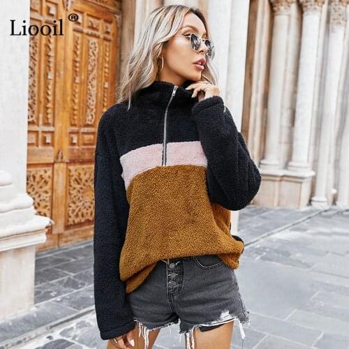 Liooil Plush Sweaters