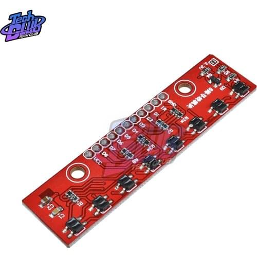 8CH Tracking Module Infrared Detection Sensor Module DIY 8-Channel Infrared Detector Hunt Module 8bit Sensor Module for Arduino