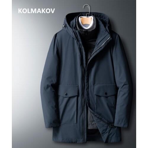 2021 new arrival winter jacket high quality 90% white duck down hooded jackets men,warm thicked parkas coat,size L-7XL,8XL