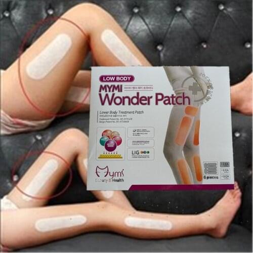 18pcs Mymi Wonder Patch For Legs Arm Slim Patch Weight Loss Fat Burning Anti Cellulite Face Lift Tool