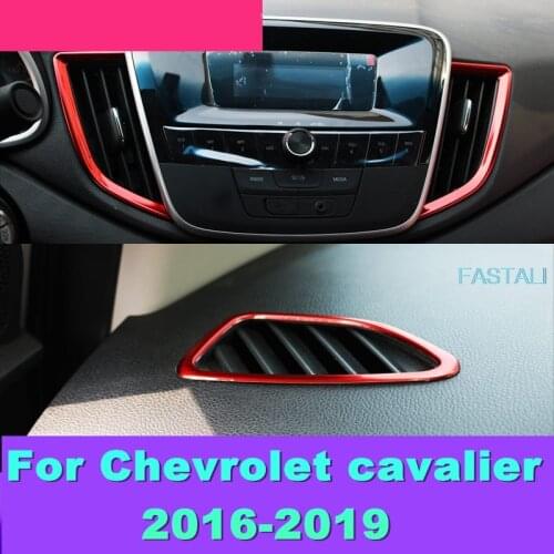 For Chevrolet cavalier 2016-2019 car air conditioning air outlet sequins central decoration stickers car decoration accessories