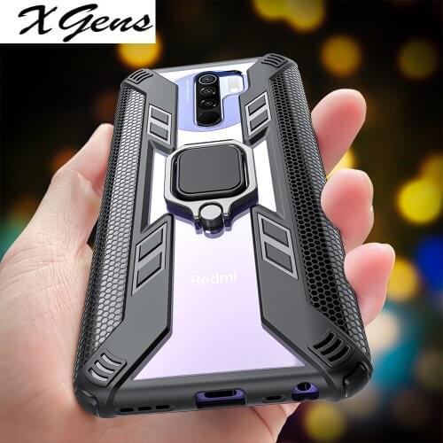 Shockproof Armor Case for Redmi 9 Prime Note 9 Pro Max 9S 8 Pro 8T 7 Clear Phone Cover for Xiaomi POCO X3 NFC F2 Pro M2