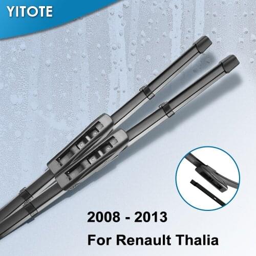 YITOTE Wiper Blades for Renault Thalia Fit Bayonet Arms 2008 2009 2010 2011 2012 2013
