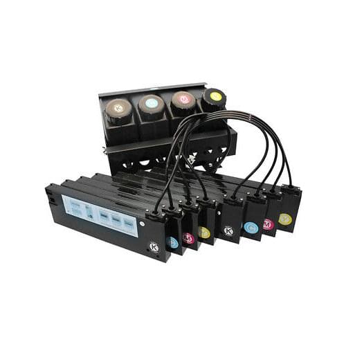 UV Bulk Ink Supply System CISS for Roland LEJ-640 UV Mimaki Printers 4x8