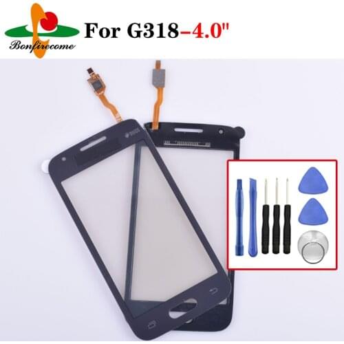 4.0" For Samsung Galaxy SM-G318H G318h G318 Touch Screen Digitizer Sensor Outer Glass Lens Panel Replacement