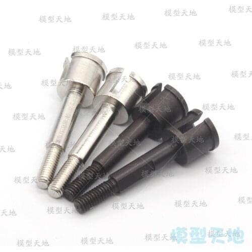 2PCS HSP 08064 15506 Wheel Axle For 1/10 RC 4WD Off-Road Car Buggy Monster Bigfoot Truck 94155 94188