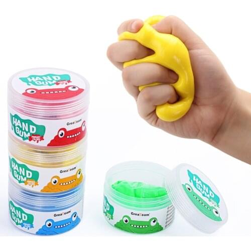 Finger Training Mud Rehabilitation Mud Decompression Educational Toy Colored Mud Plastic Fitness Mud Grip Exercise Mud