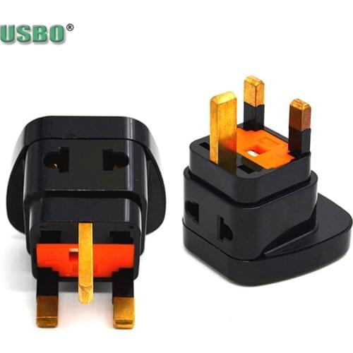 Universal 13A Hong Kong Singapore Malaysia United Kingdom copper power charger USA india HK EU US AU to UK adapter fused plug