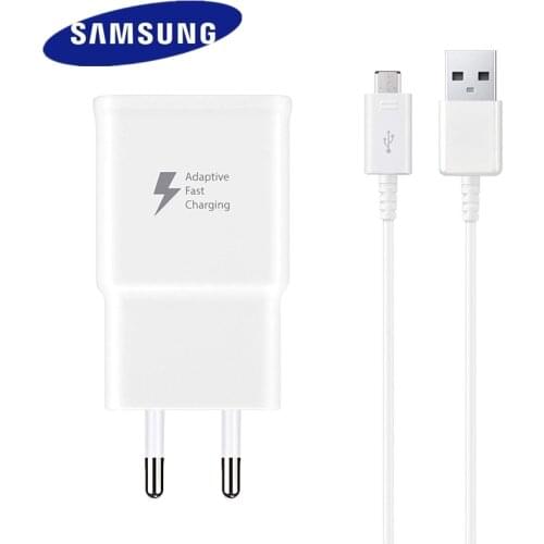 Samsung 9V1.67A 15W Usb Adaptive Fast Charger Wall Adapter Micro Cable for Galaxy S6 S7 edge S4 Note 5 4 J3 j7 A3 A5 A7 A8 C9 C7