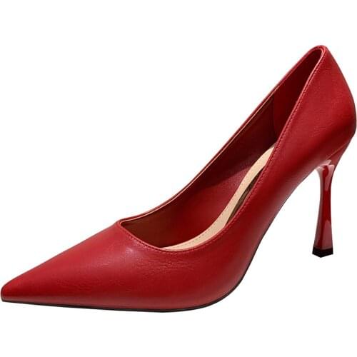 High Heels 9cm Black Pumps Silver High Heels Wedding Shoes Nude Pumps Bridal Shoes Estiletos Mujer 2021 Women Pumps