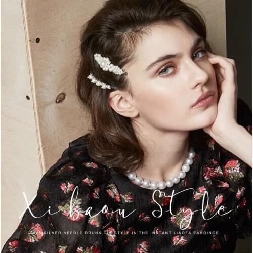 Women Sweet Pearl Hairpin Hair Clips Gold Pin Hair Accessories Clip Hairband Pin Barrette Hairpin Headdress Beauty Styling Tools