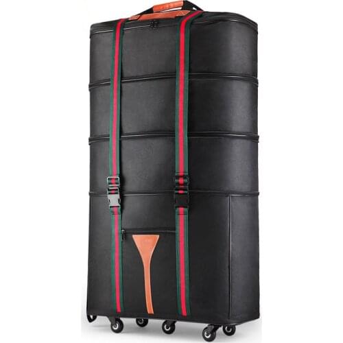 Women 150L Travel Bags Men Trolley Air Carrier Studying Abroad Luggage Large capacity Suitcase Plane waterproof 6 wheels Bag