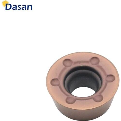 10PCS RDMW1204 Milling Inserts High Quality Solid Carbide Round Blades CNC Lathe Face Mill Cutter EMRW Tool for Hard Steel