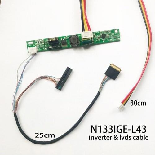 30pins LVDS(1ch,6-bit) & inverter for 13.3inch N133IGE-L43 LCD inverter
