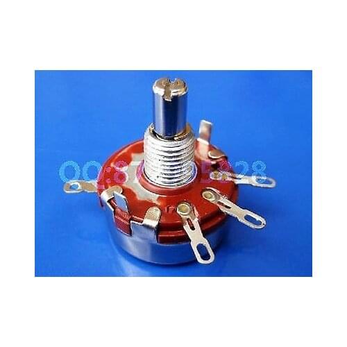 5pcs WTH118-1A 2W 4.7K 4K7 ohm Rotary Taper Potentiometer 2 Watts
