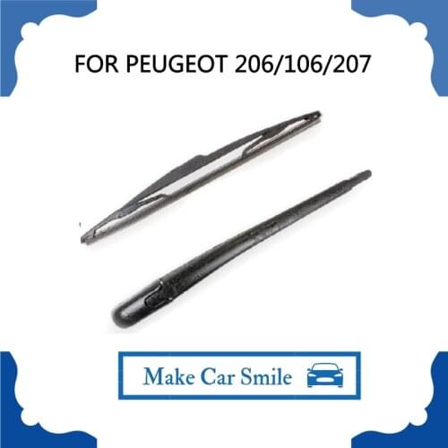 FOR PEUGEOT 207 HATCHBACK 350MM REAR WINDSCREEN WIPER ARM + BLADE KIT 2006