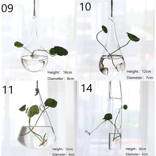 HONGGAO Glass Flower Vases