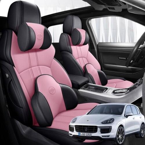 Leather Car seat covers For Porsche Cayenne 2011 2012 2013 2014 2015 2016 2017 2009 2010 2006 2007 2008 2018 accessories