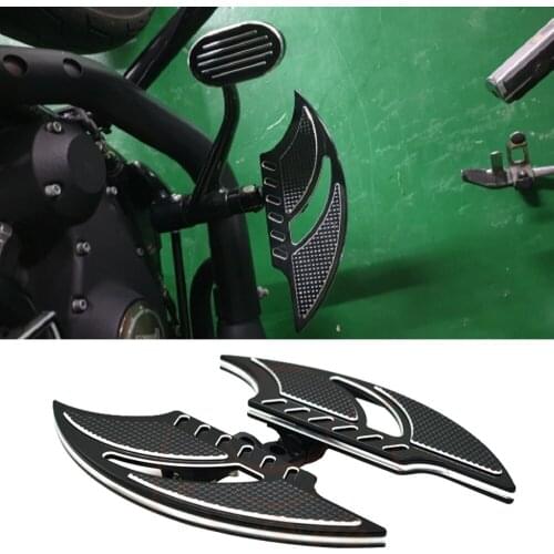 Motorcycle Black Floorboards Foot Pegs Footrest Pedals For Harley Sportster 883 1200 XL Touring Electra Glide Road King Dyna