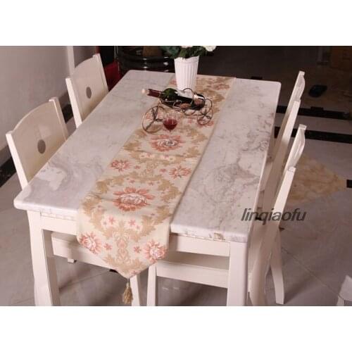 New style European quality worsted embroidery table runner, stylish living room coffee table tablecloth