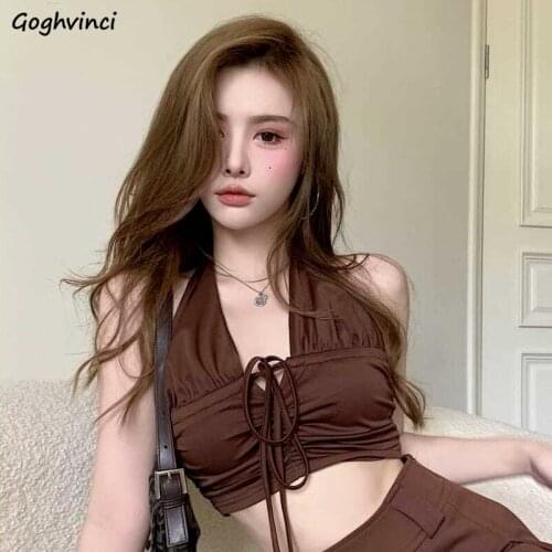 Camisole Women Sexy Ladies Cami Tops Summer Streetwear Sleeveless Fashion Casual Party Harajuku Vintage Retro Elegant All-match