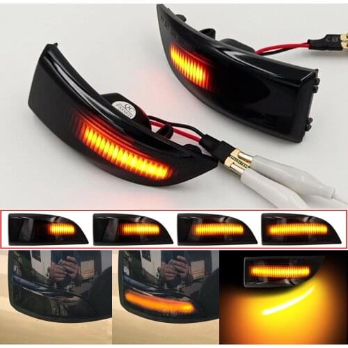 Sequential Side Mirror Blinker LED Dynamic Turn Signal Light For Renault Grand Scenic III Megane MK3 Fluence Latitude Safrane