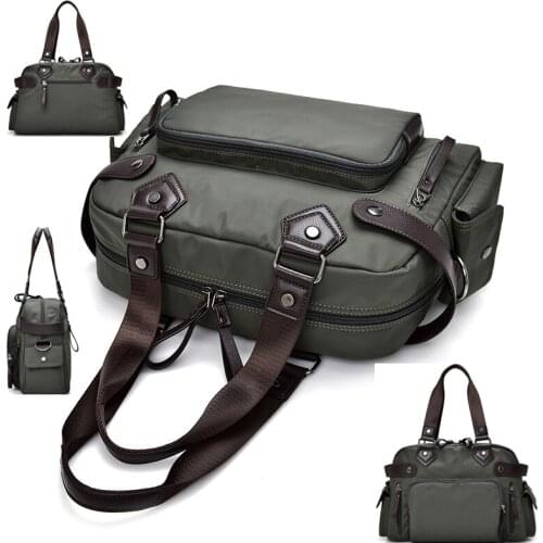 New Luxury Men Travel Handbag England Retro Boys Shoulder Messenger Side Bags Business Briefcase Fitness Crossbody Satchel Bag