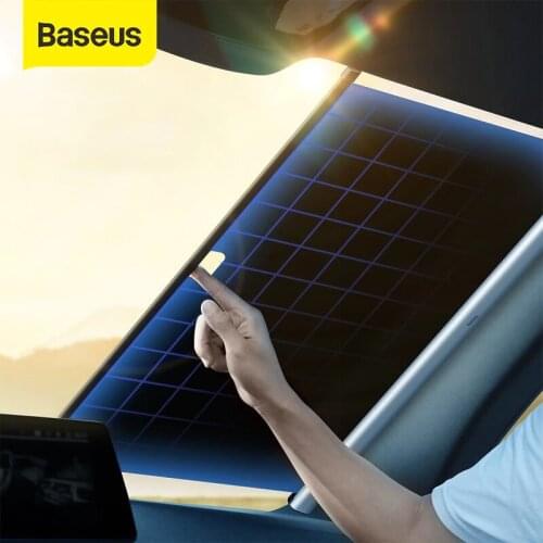 Baseus Car Windshield Sunshade Cover Automatic Retractable Sunblind Sun Protection for Car Front Window Windshield Sun Shade