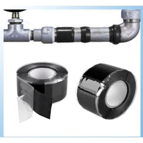 Waterproof Repair Tape Self-adhesive Performance Transparent Silicone Pipeline Self Fusing Wire Tape Water Pipe Strong Repair