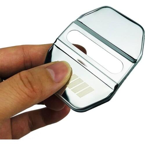 4pcs/Set Car Door Lock Protective Cover Stickers For BMW X1 X2 X3 X4 X5 X6 G12 G38 F45 F20 F21 G30 G11 F30 F10 F34 F07 F01 E90