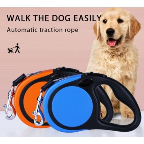 Pet Dog Leash Automatic Retractable Nylon Leash Cat Lead Extension Puppy Walking Running Lead Pet Accessories