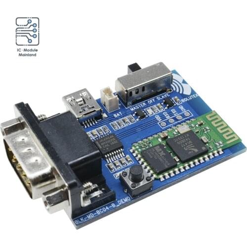 BC04-B RS232 Bluetooth Serial Adapter Communication Master-Slave 2 Modes 5V Mini USB Bluetooth Serial Port Profile