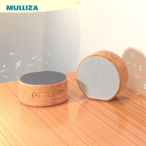 Wood grain Bluetooth speaker wireless outdoor Mini Gift Card small portable exquisite subwoofer car home desktop